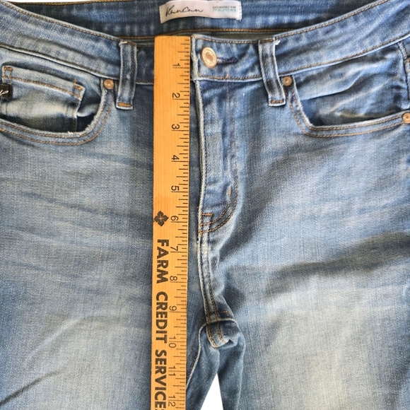 KanCan Women's Distressed Blue Jeans Estilo 28 Denim Bootcut - Picture 8 of 8